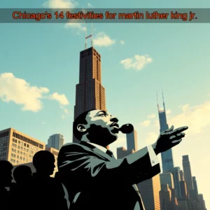 Chicago's 14 festivities for martin luther king jr. 4 Artistic representation for Chicago's 14 festivities for martin luther king jr.