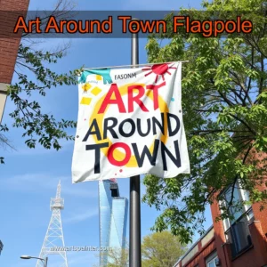 Art Around Town Flagpole 3 Artistic representation for Art Around Town Flagpole