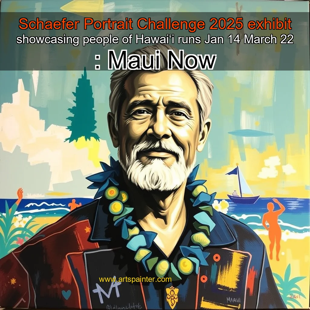 Read more about the article Schaefer Portrait Challenge 2025 exhibit showcasing people of Hawaiʻi runs Jan  14  March 22 : Maui Now