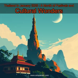 Thailand in January 2025 : A Month of Festivals and Cultural Wonders 2 Artistic representation for Thailand in January 2025 : A Month of Festivals and Cultural Wonders