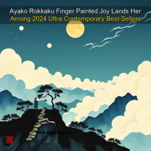 Ayako Rokkaku Finger Painted Joy Lands Her Among 2024 Ultra Contemporary Best Sellers 3 Artistic representation for Ayako Rokkaku Finger Painted Joy Lands Her Among 2024 Ultra Contemporary Best Sellers