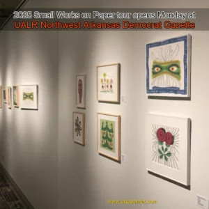 Artistic representation for 2025 Small Works on Paper tour opens Monday at UALR Northwest Arkansas Democrat Gazette