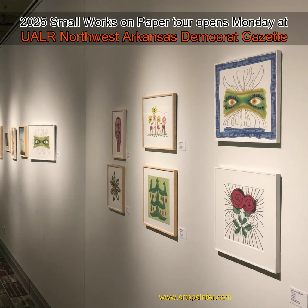 Read more about the article 2025 Small Works on Paper tour opens Monday at UALR  Northwest Arkansas Democrat  Gazette