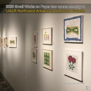 Artistic representation for 2025 Small Works on Paper tour opens Monday at UALR Northwest Arkansas Democrat Gazette