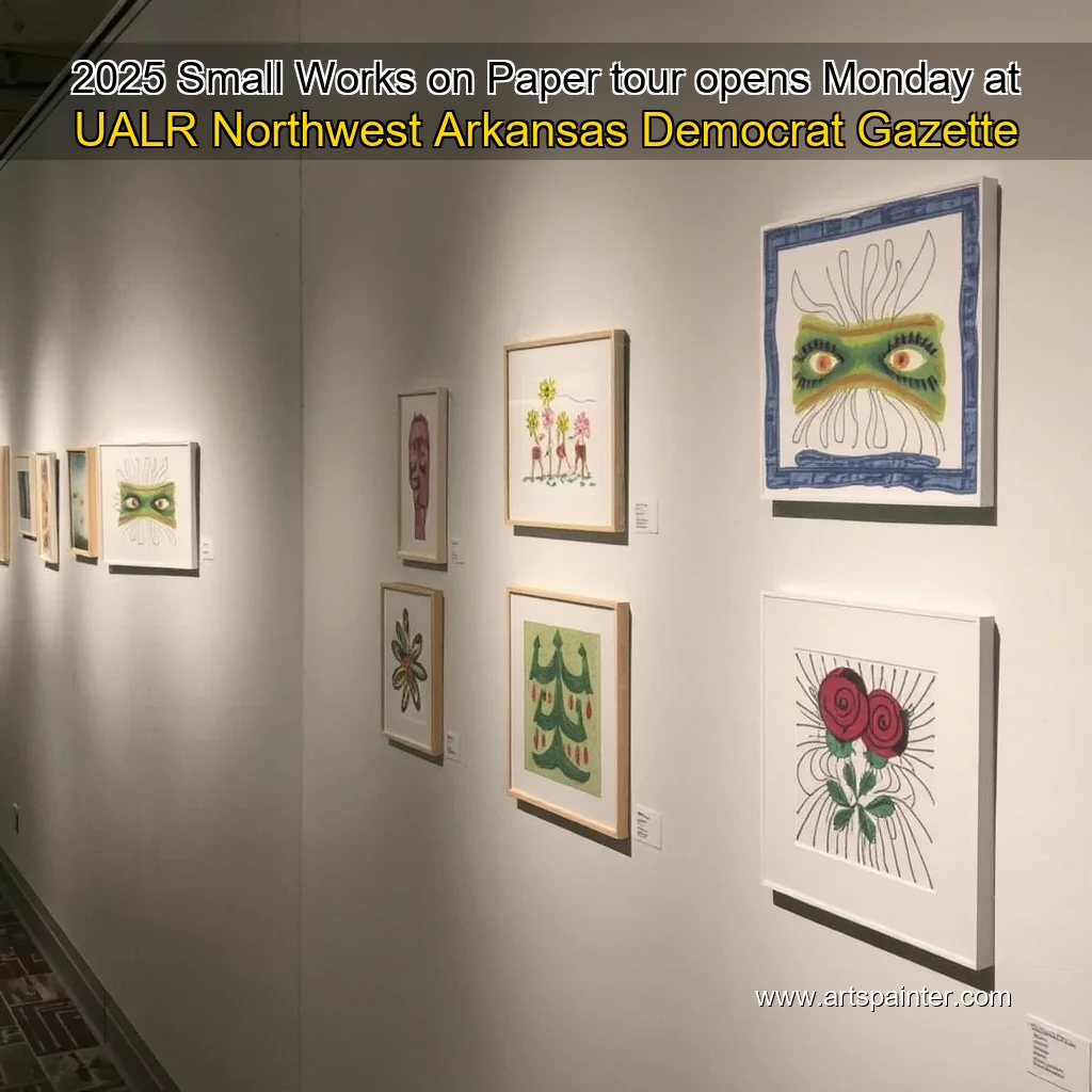 Read more about the article 2025 Small Works on Paper tour opens Monday at UALR  Northwest Arkansas Democrat  Gazette