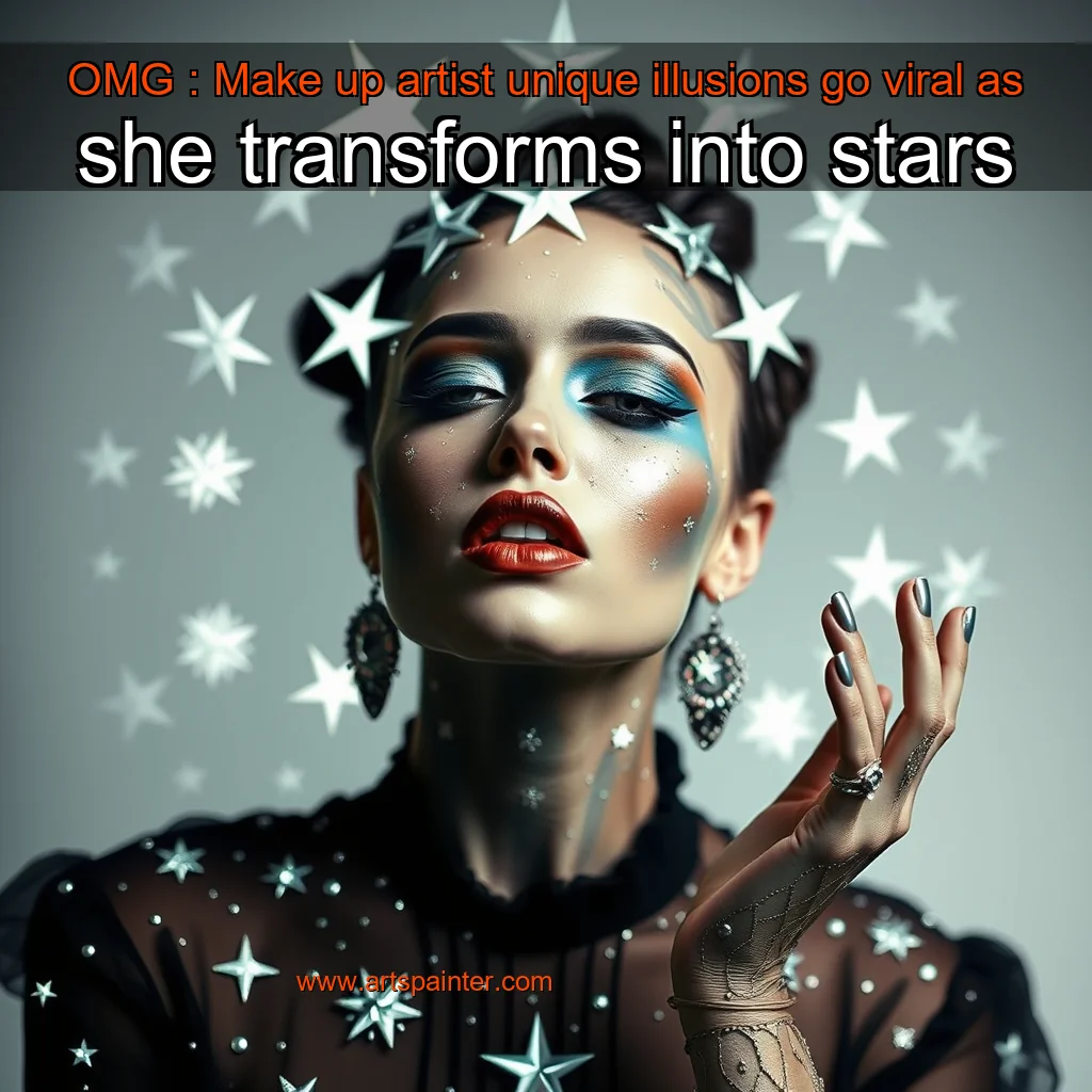 Read more about the article OMG : Make  up artist unique illusions go viral as she transforms into stars