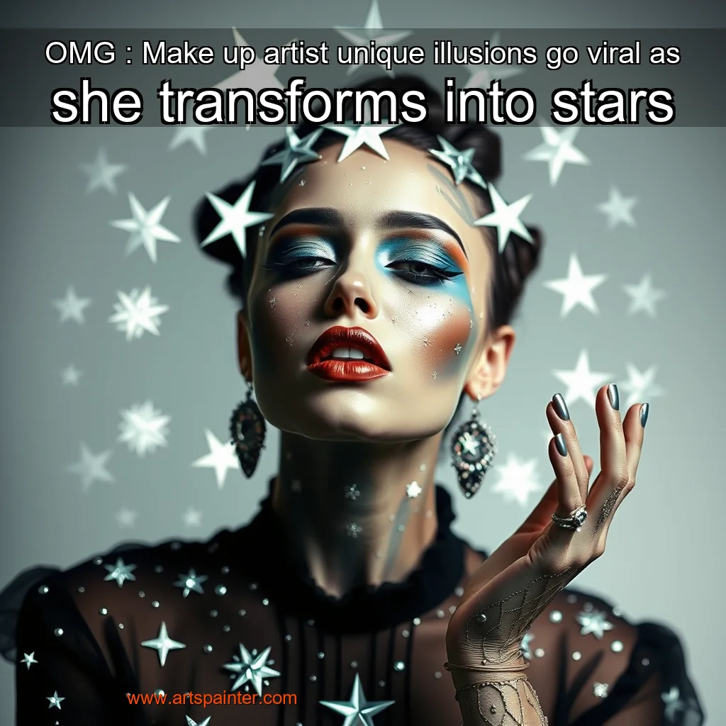Read more about the article OMG : Make  up artist unique illusions go viral as she transforms into stars