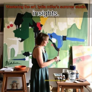 Mastering the art: lydia miller's summer studio insights. 5 Artistic representation for Mastering the art: lydia miller's summer studio insights.