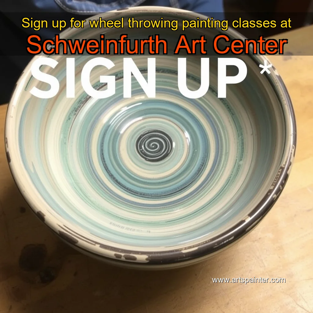 Read more about the article Sign up for wheel throwing  painting classes at Schweinfurth Art Center