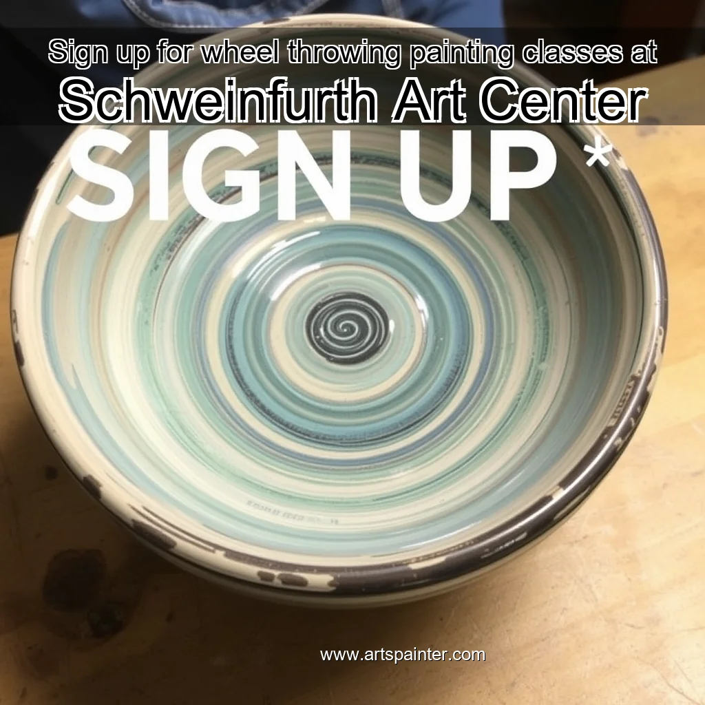 Read more about the article Sign up for wheel throwing  painting classes at Schweinfurth Art Center