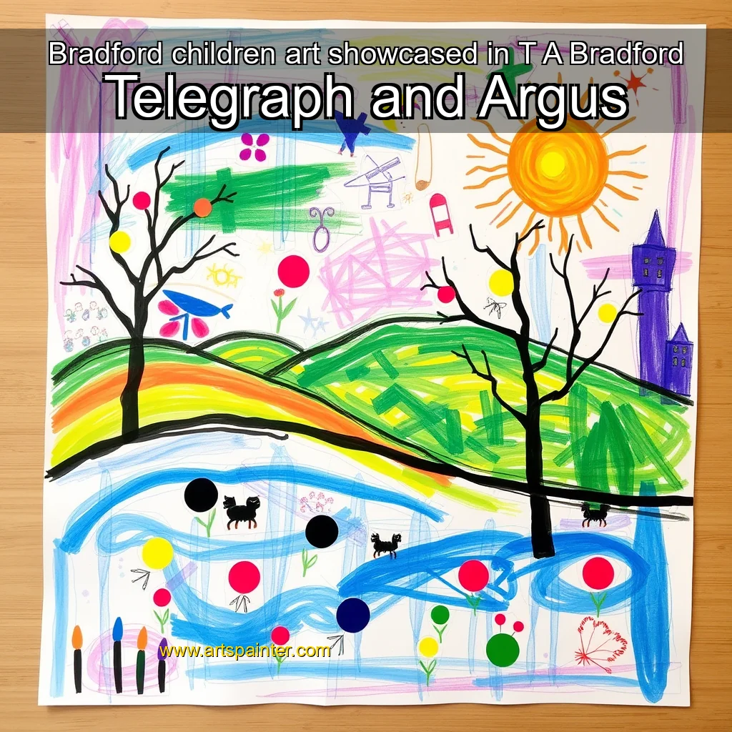 Read more about the article Bradford children art showcased in T  A  Bradford Telegraph and Argus