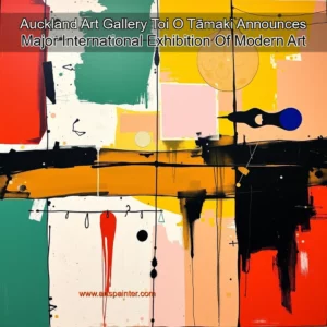 Auckland Art Gallery Toi O Tāmaki Announces Major International Exhibition Of Modern Art