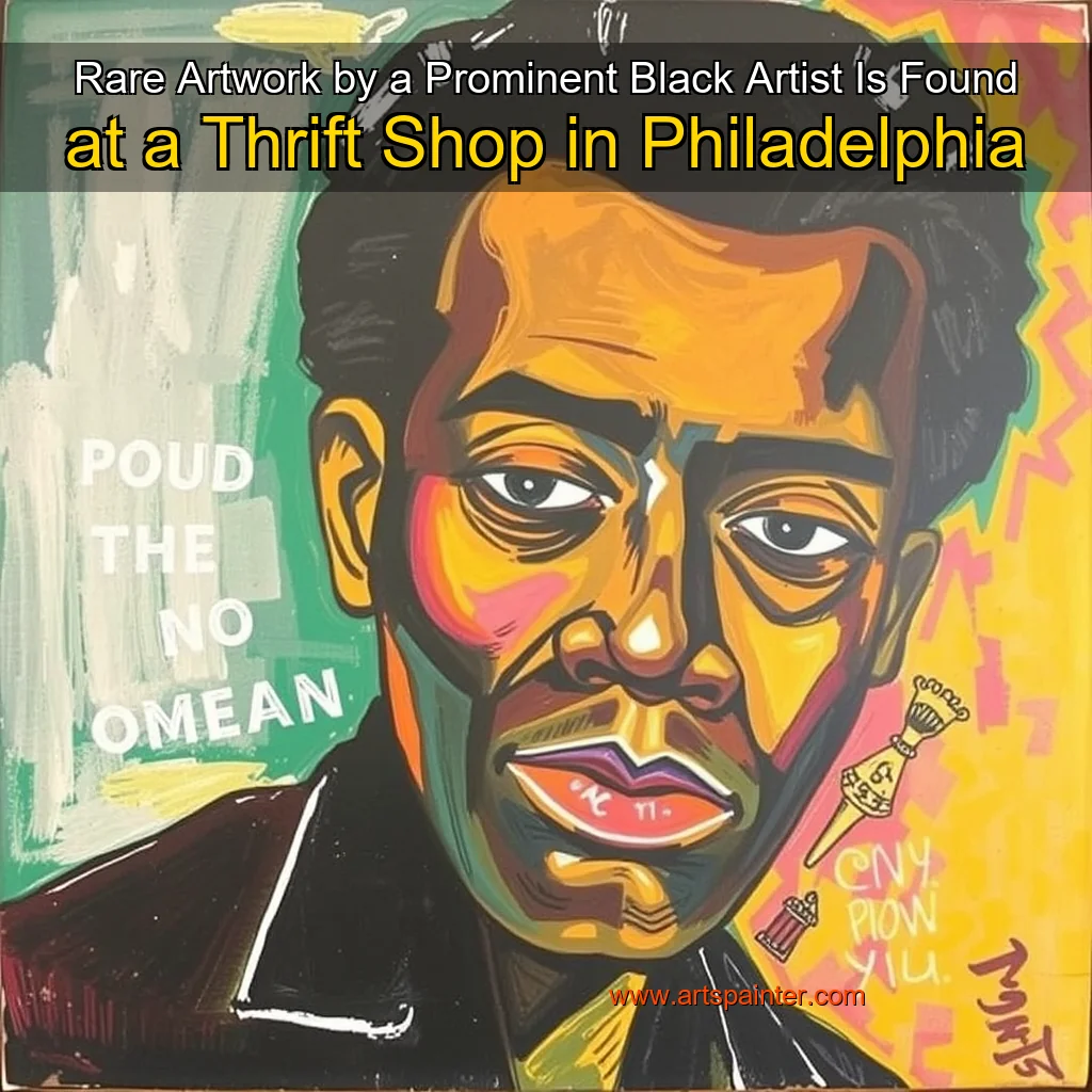 Read more about the article Rare Artwork by a Prominent Black Artist Is Found at a Thrift Shop in Philadelphia