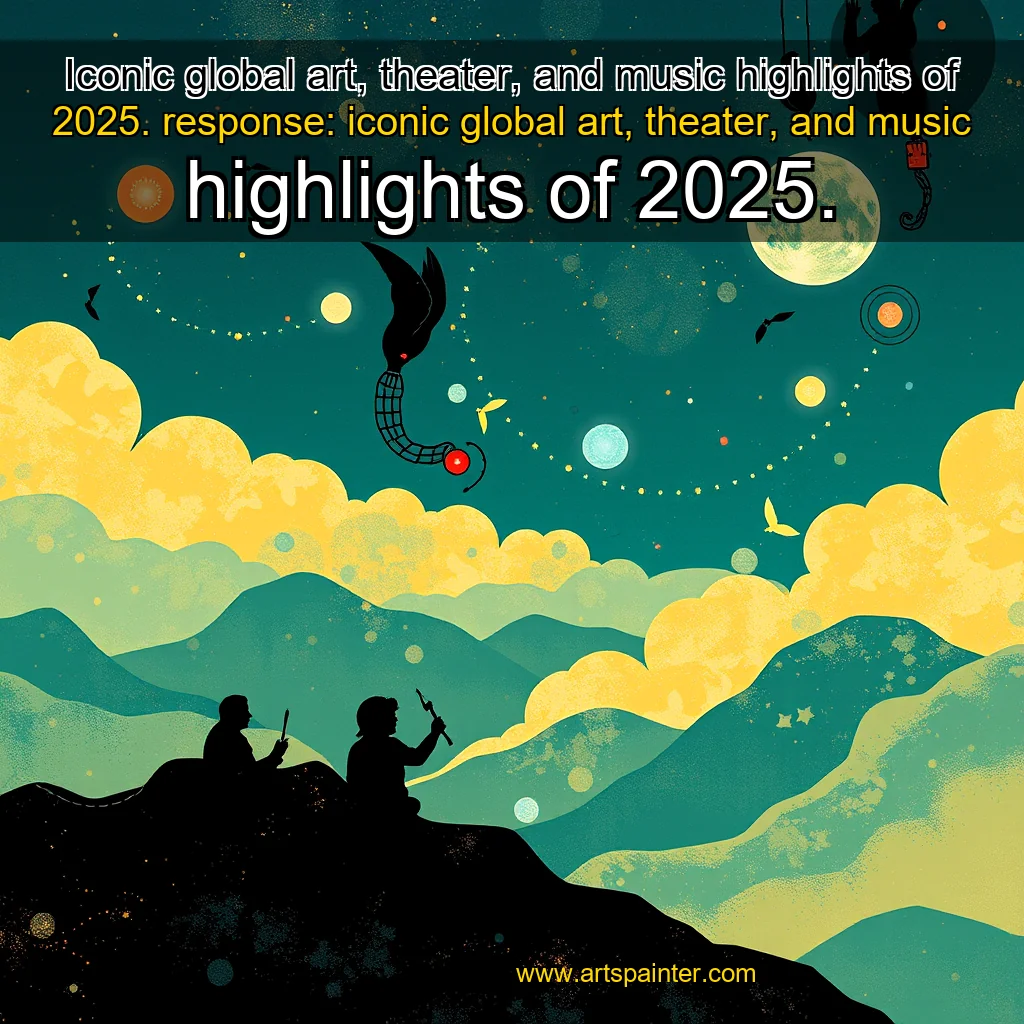 Read more about the article Iconic global art, theater, and music highlights of 2025.


 response: iconic global art, theater, and music highlights of 2025.