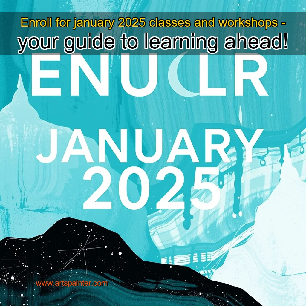 Read more about the article Enroll for january 2025 classes and workshops – your guide to learning ahead!