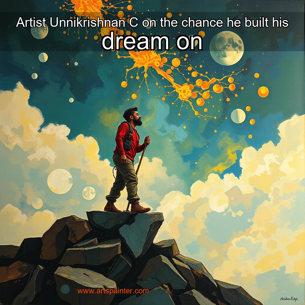 Read more about the article Artist Unnikrishnan C on the chance he built his dream on