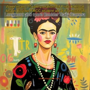 Week in art : 15 interpretations of Frida Kahlo at Ana in Boulder  FRCC student art at Firehouse in Longmont and more  Boulder Daily Camera