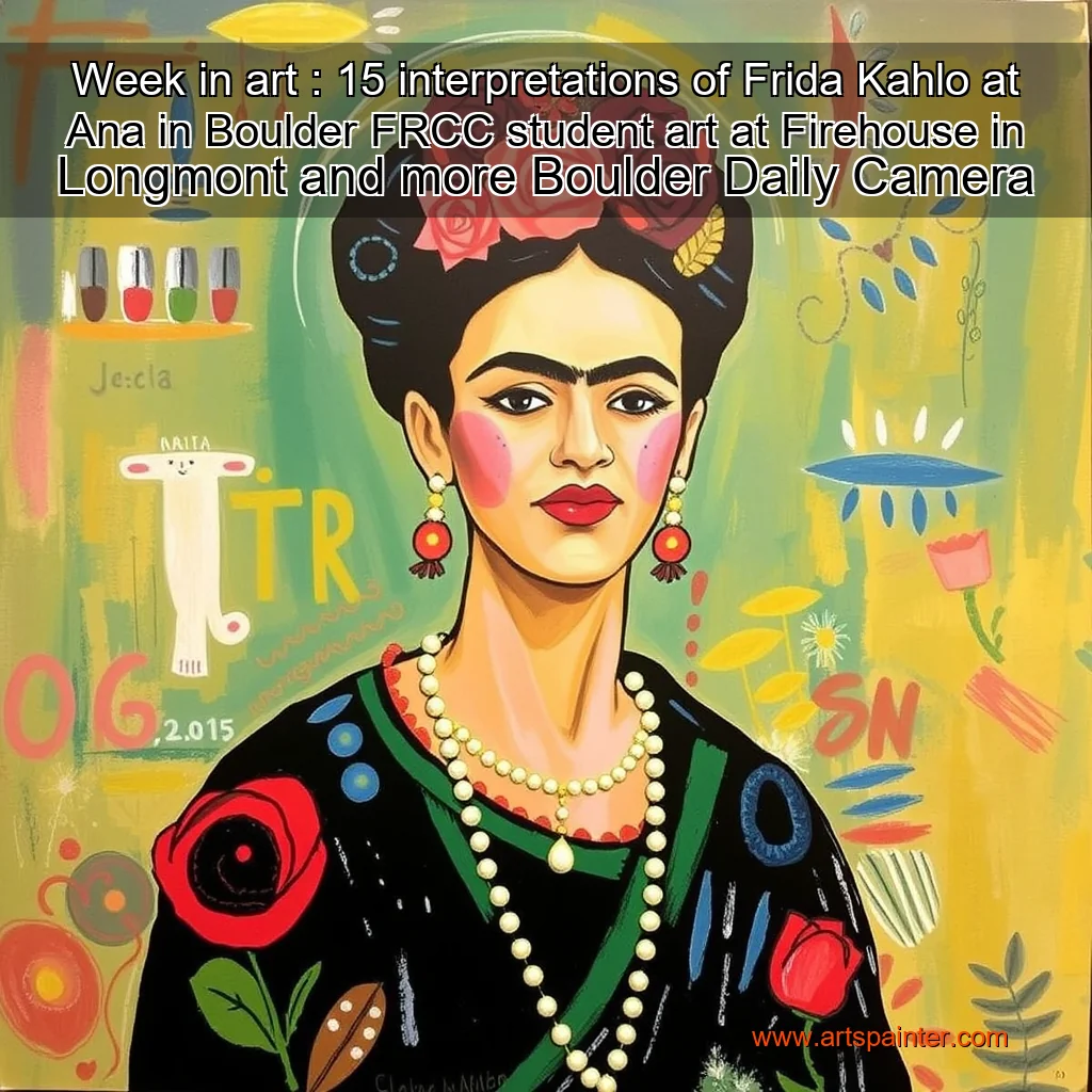 Read more about the article Week in art : 15 interpretations of Frida Kahlo at Ana in Boulder  FRCC student art at Firehouse in Longmont and more  Boulder Daily Camera