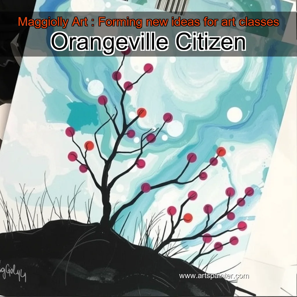 Read more about the article Maggiolly Art : Forming new ideas for art classes  Orangeville Citizen