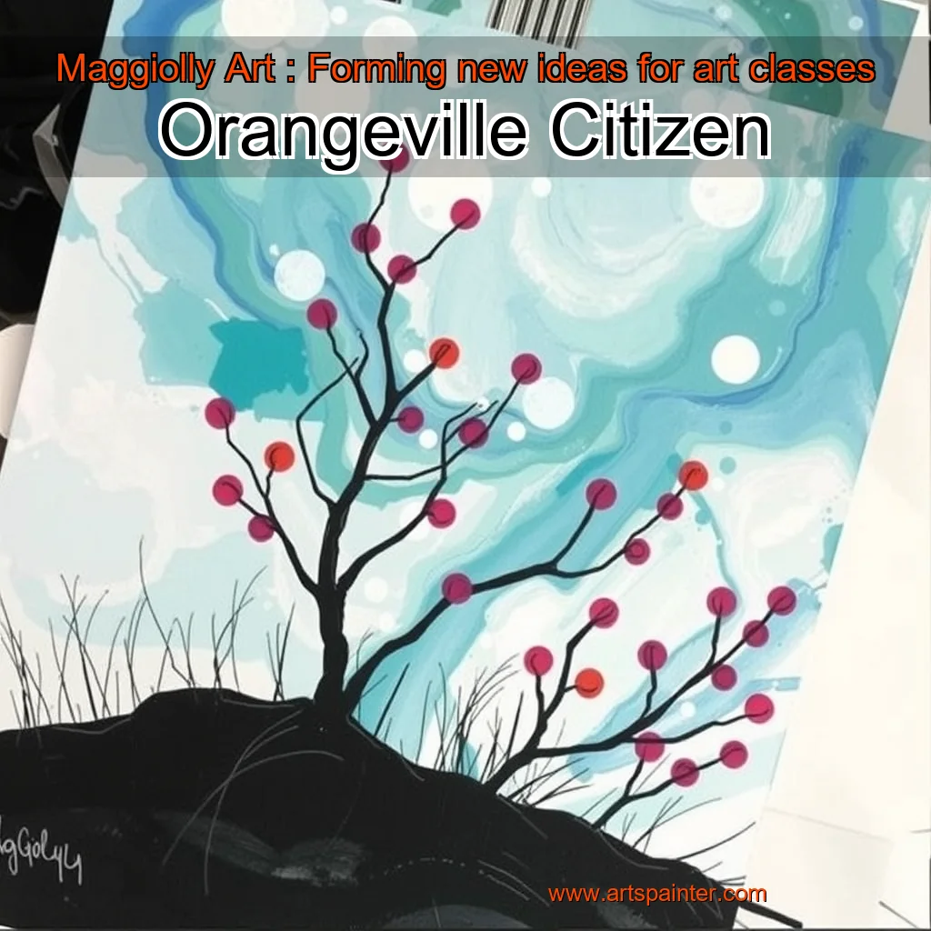 Read more about the article Maggiolly Art : Forming new ideas for art classes  Orangeville Citizen