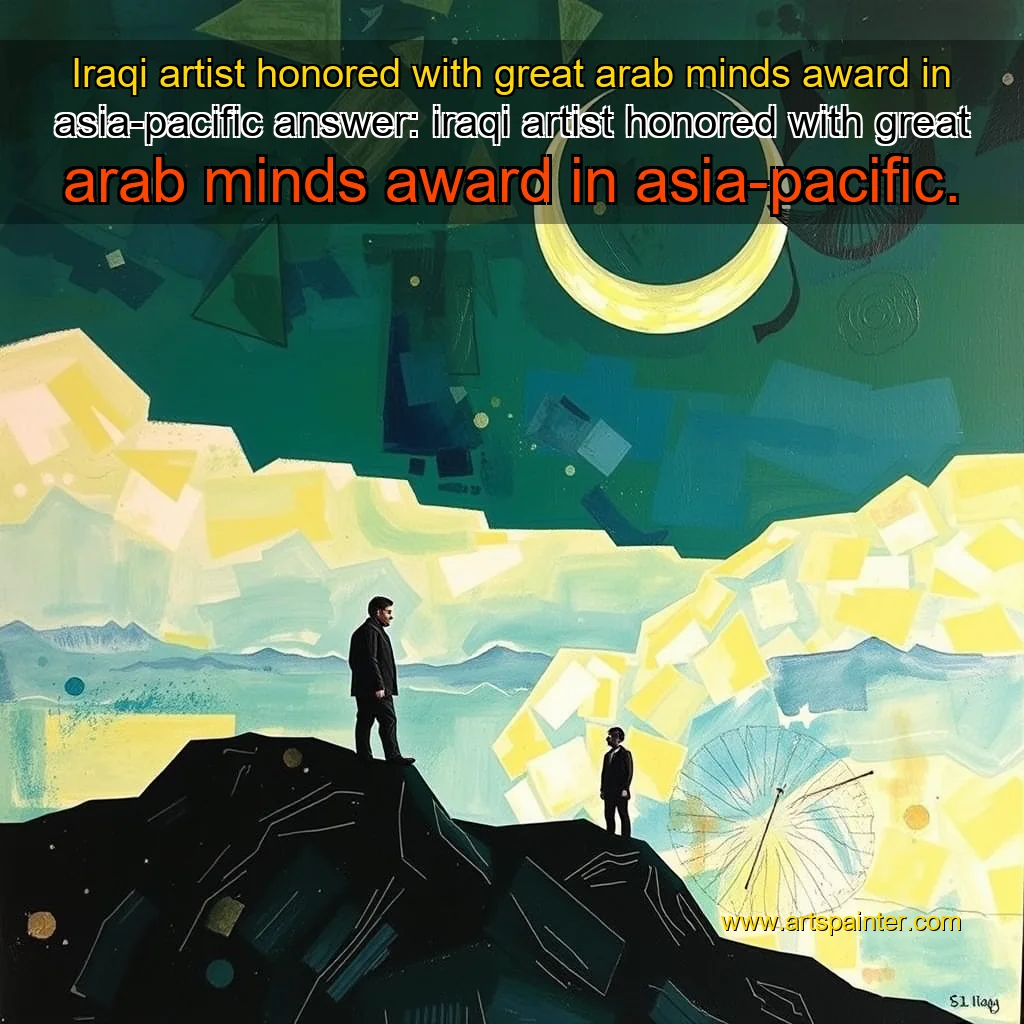 Read more about the article Iraqi artist honored with great arab minds award in asia-pacific


 answer: iraqi artist honored with great arab minds award in asia-pacific.