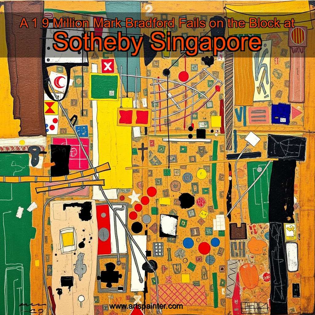 Read more about the article A 1  9 Million Mark Bradford Fails on the Block at Sotheby Singapore