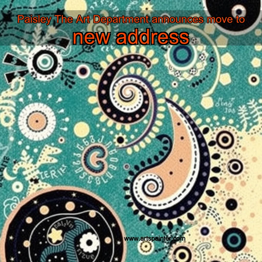 Read more about the article Paisley The Art Department announces move to new address