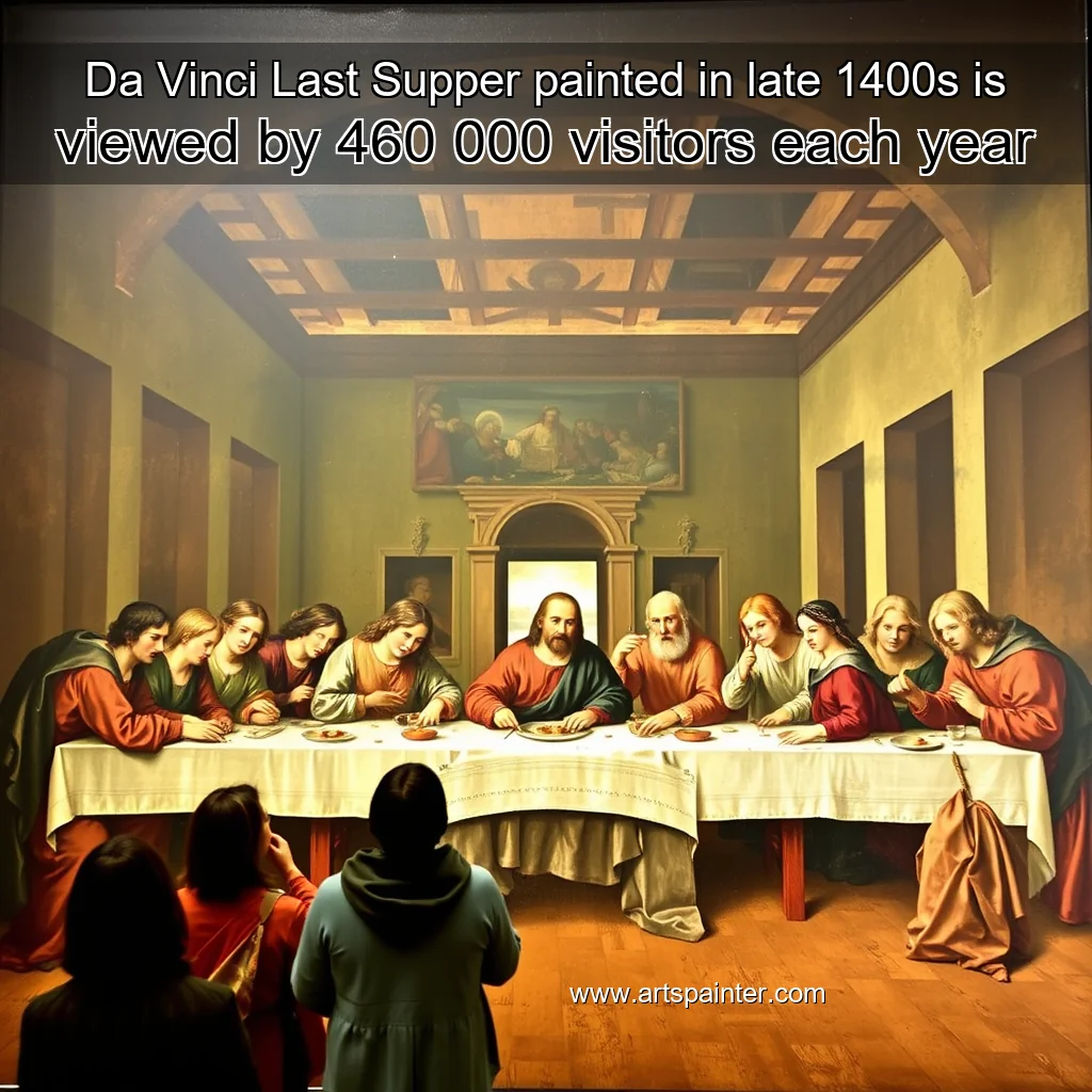 Read more about the article Da Vinci Last Supper painted in late 1400s is viewed by 460  000 visitors each year