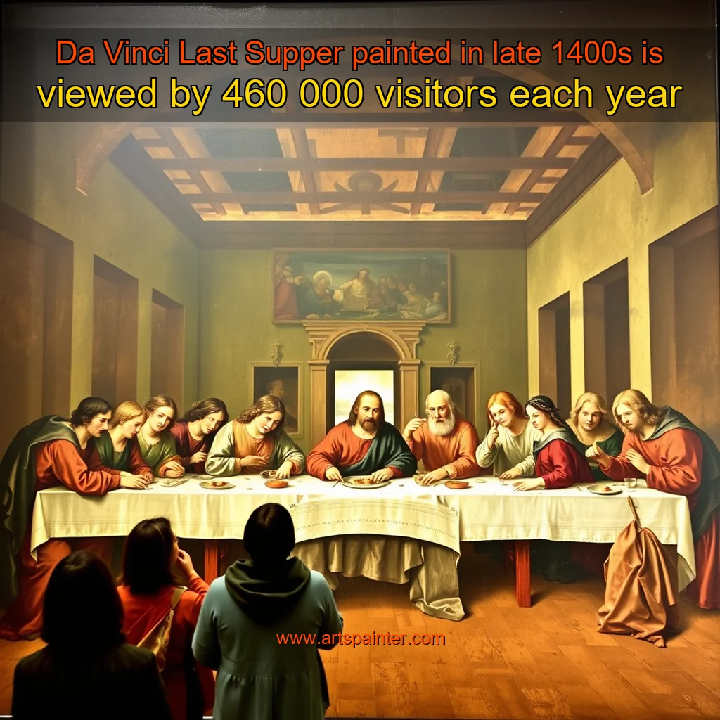 Read more about the article Da Vinci Last Supper painted in late 1400s is viewed by 460  000 visitors each year