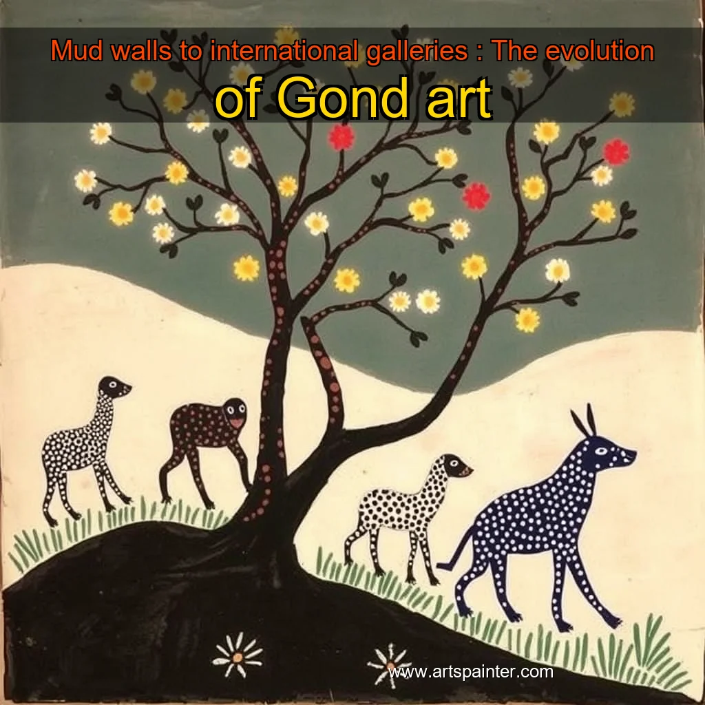 Read more about the article Mud walls to international galleries : The evolution of Gond art