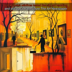 Artistic representation for Los Angeles wildfires tested the city art handling and storage infrastructure The Art Newspaper