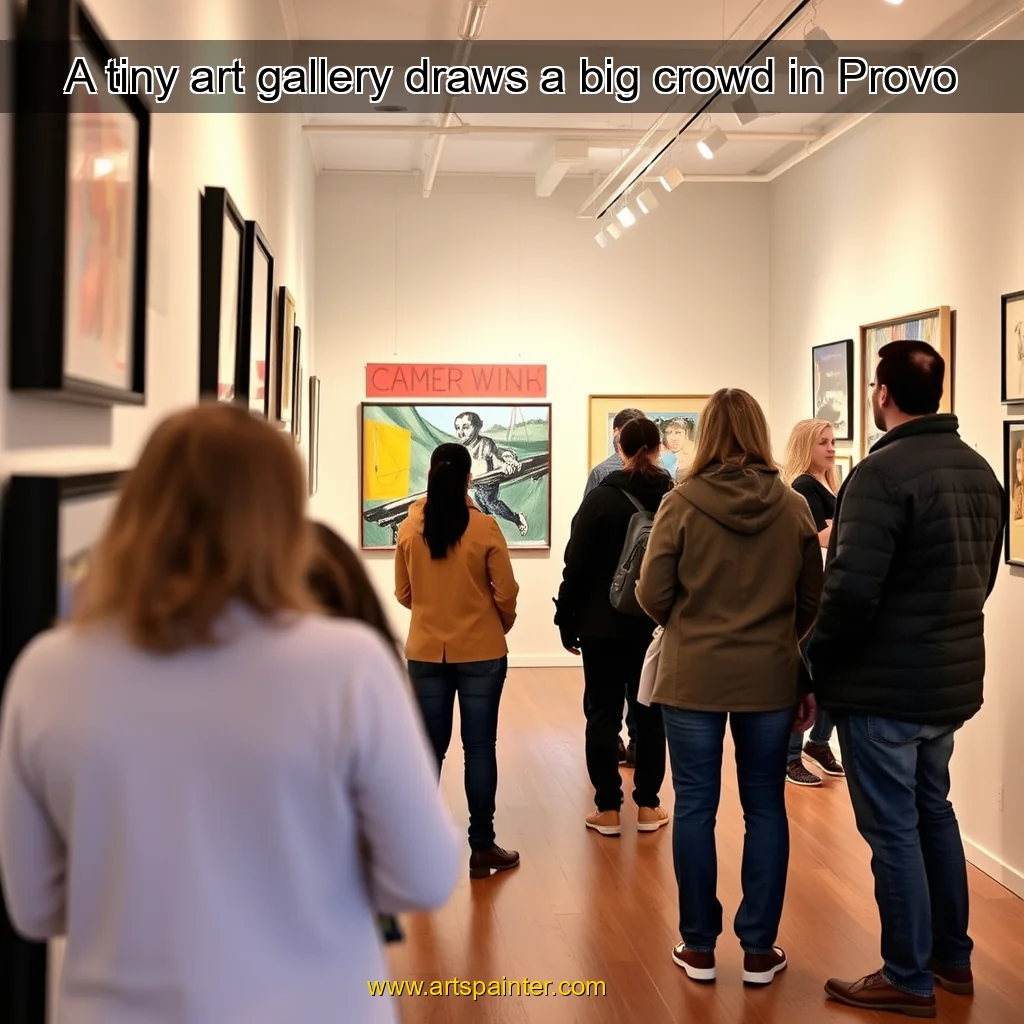 Read more about the article A tiny art gallery draws a big crowd in Provo