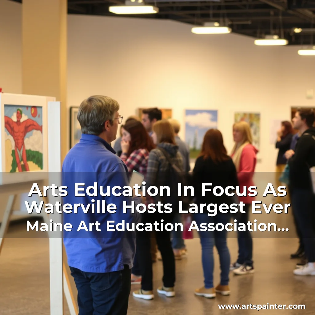 Read more about the article Arts Education In Focus As Waterville Hosts Largest Ever Maine Art Education Association Spring Conference!