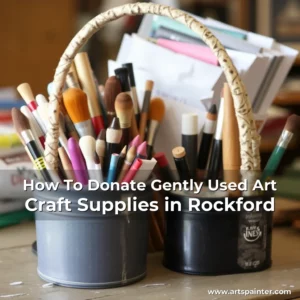 Artistic representation for How To Donate Gently Used Art Craft Supplies in Rockford