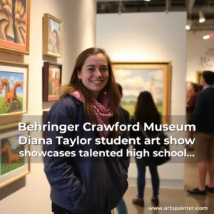 Artistic representation for Behringer Crawford Museum Diana Taylor student art show showcases talented high school artists