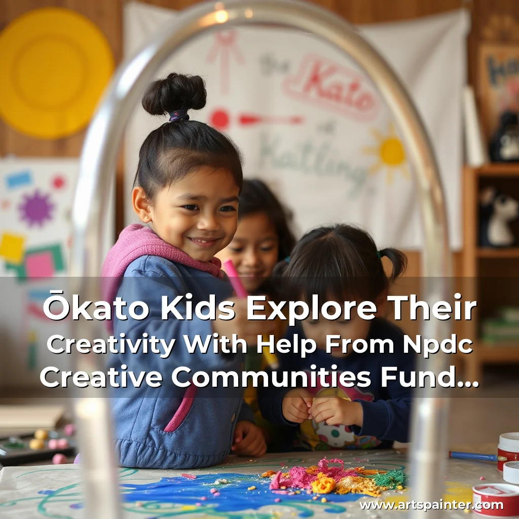 Read more about the article Ōkato Kids Explore Their Creativity With Help From Npdc Creative Communities Fund Grant!