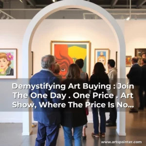 Demystifying Art Buying : Join The One Day . One Price . Art Show, Where The Price Is No Secret!