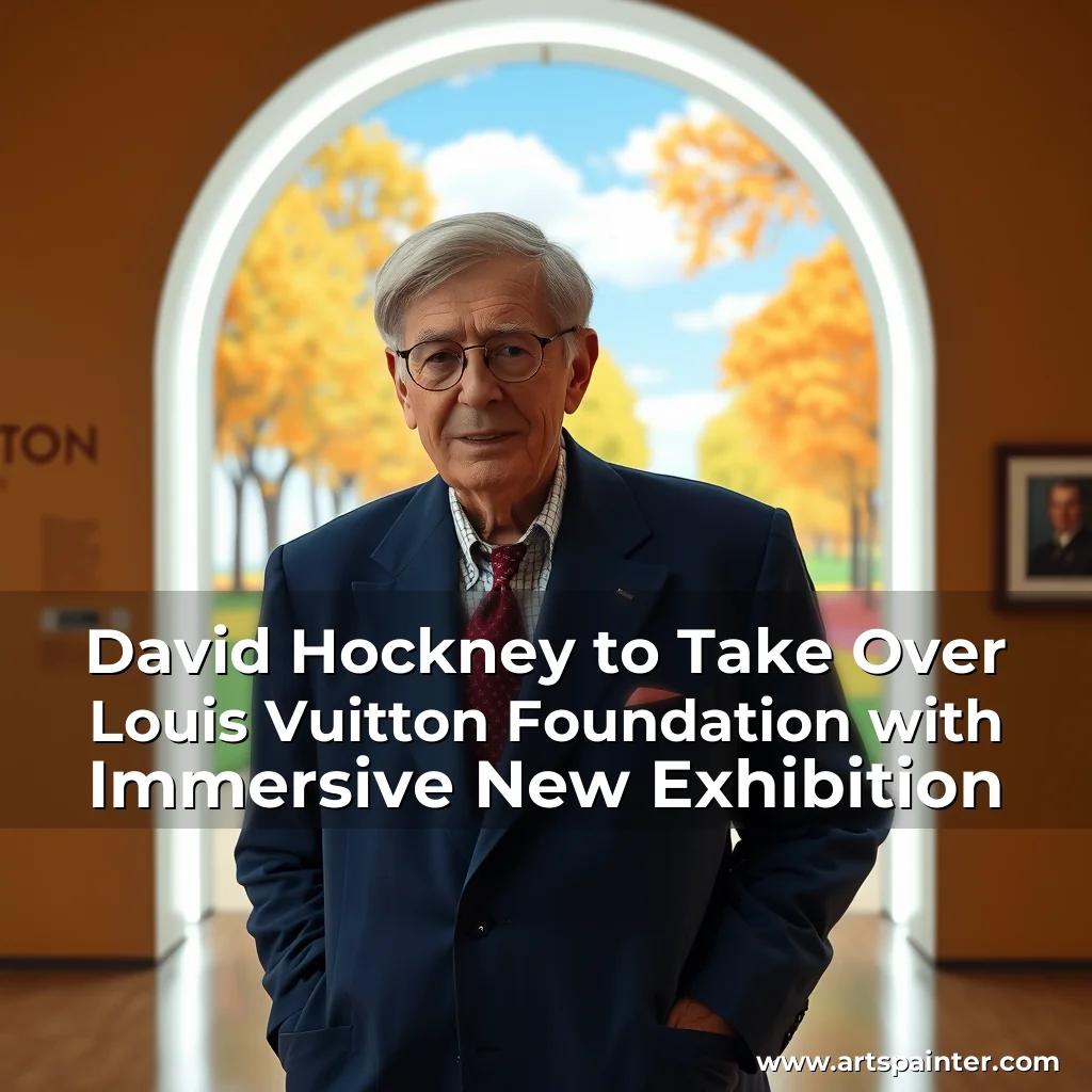 David Hockney to Take Over Louis Vuitton Foundation with Immersive New Exhibition