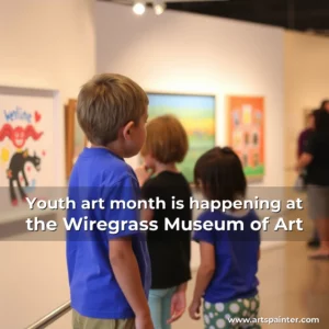 Artistic representation for Youth art month is happening at the Wiregrass Museum of Art