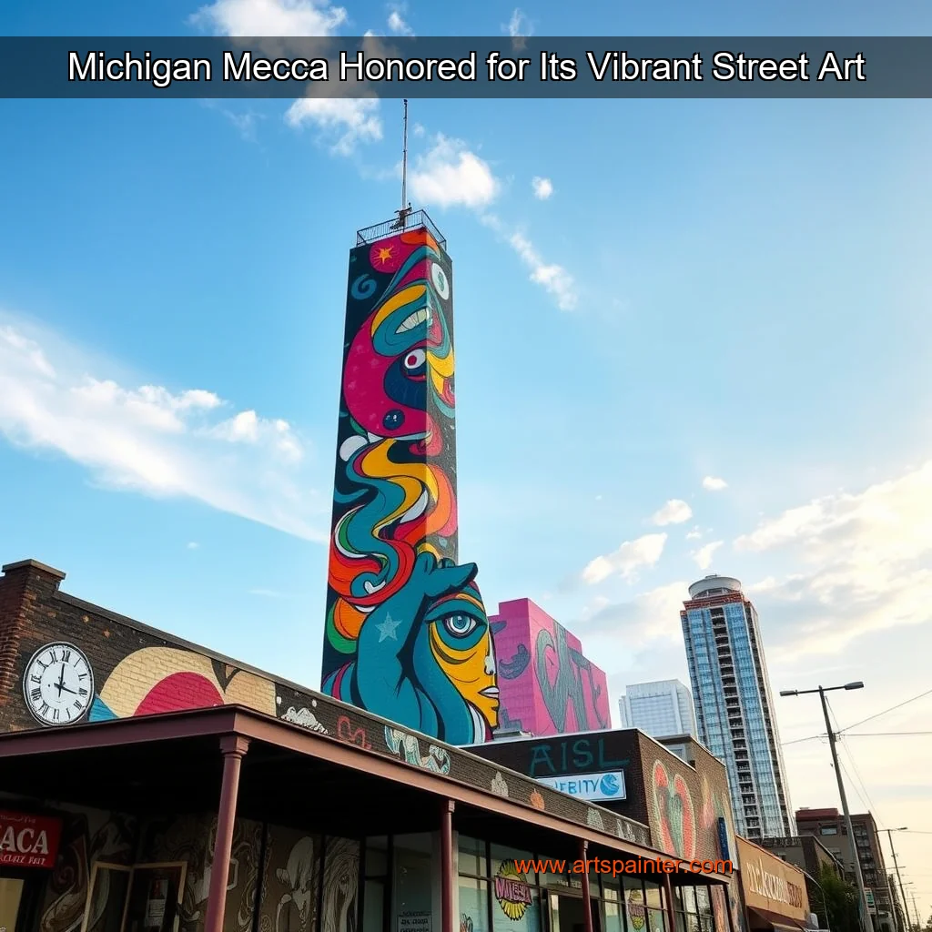 Michigan Mecca Honored for Its Vibrant Street Art