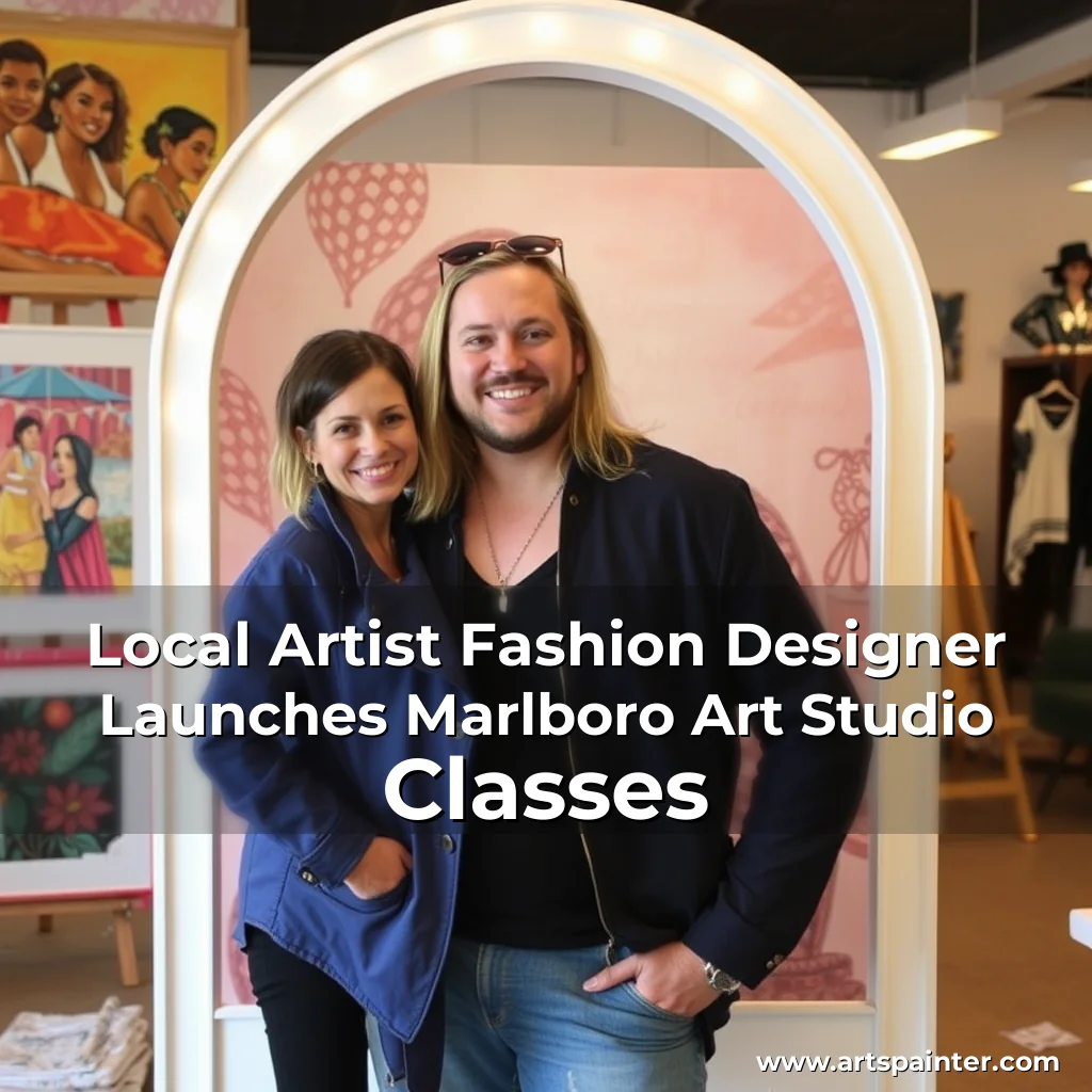 Read more about the article Local Artist  Fashion Designer Launches Marlboro Art Studio  Classes