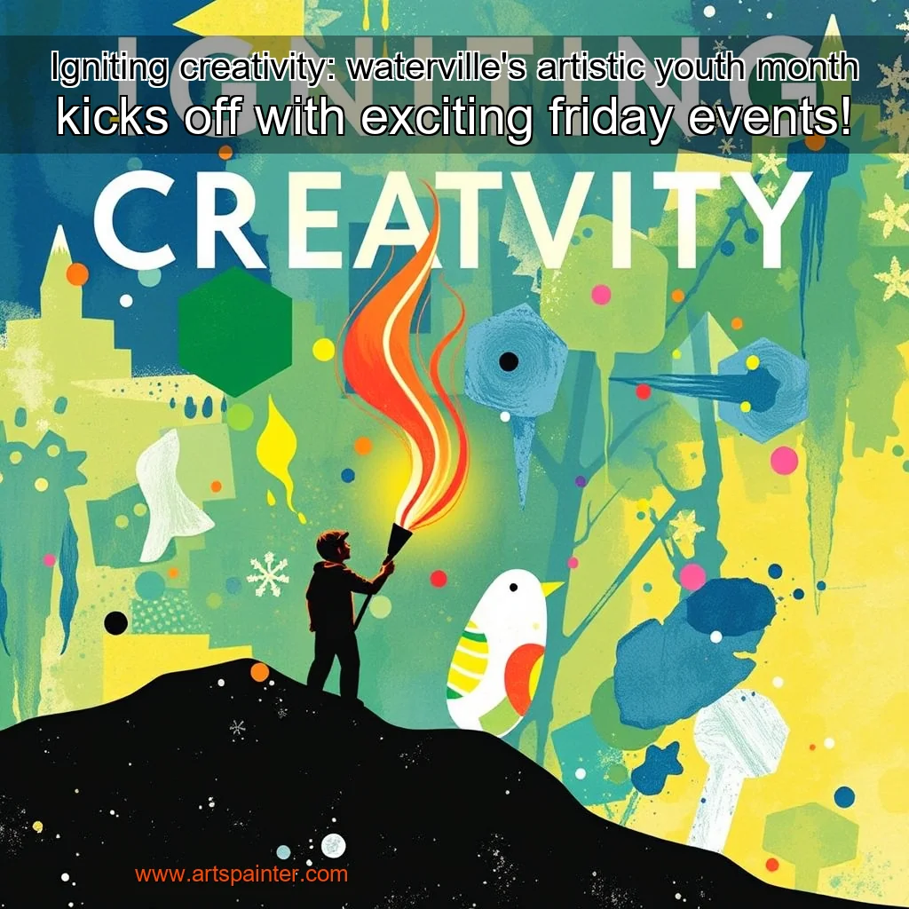 Read more about the article Igniting creativity: waterville’s artistic youth month kicks off with exciting friday events!