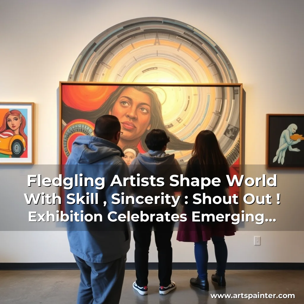 Read more about the article Fledgling Artists Shape World With Skill , Sincerity : Shout Out ! Exhibition Celebrates Emerging Talents And Their Impact On The Art World!.