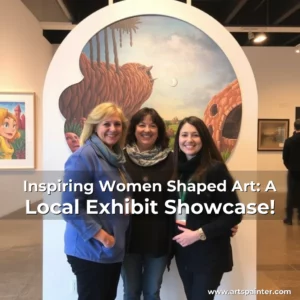 Artistic representation for Inspiring Women Shaped Art: A Local Exhibit Showcase!