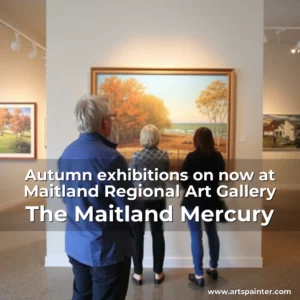 Artistic representation for Autumn exhibitions on now at Maitland Regional Art Gallery The Maitland Mercury