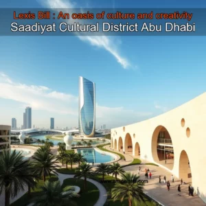 Lexis Bill : An oasis of culture and creativity Saadiyat Cultural District Abu Dhabi 2 Artistic representation for Lexis Bill : An oasis of culture and creativity Saadiyat Cultural District Abu Dhabi