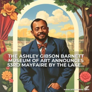 Artistic representation for THE ASHLEY GIBSON BARNETT MUSEUM OF ART ANNOUNCES 53RD MAYFAIRE BY THE LAKE FEATURED ARTIST AND POSTER IMAGE