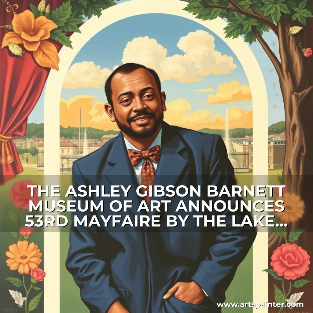 THE ASHLEY GIBSON BARNETT MUSEUM OF ART ANNOUNCES 53RD MAYFAIRE BY  THE  LAKE FEATURED ARTIST AND POSTER IMAGE