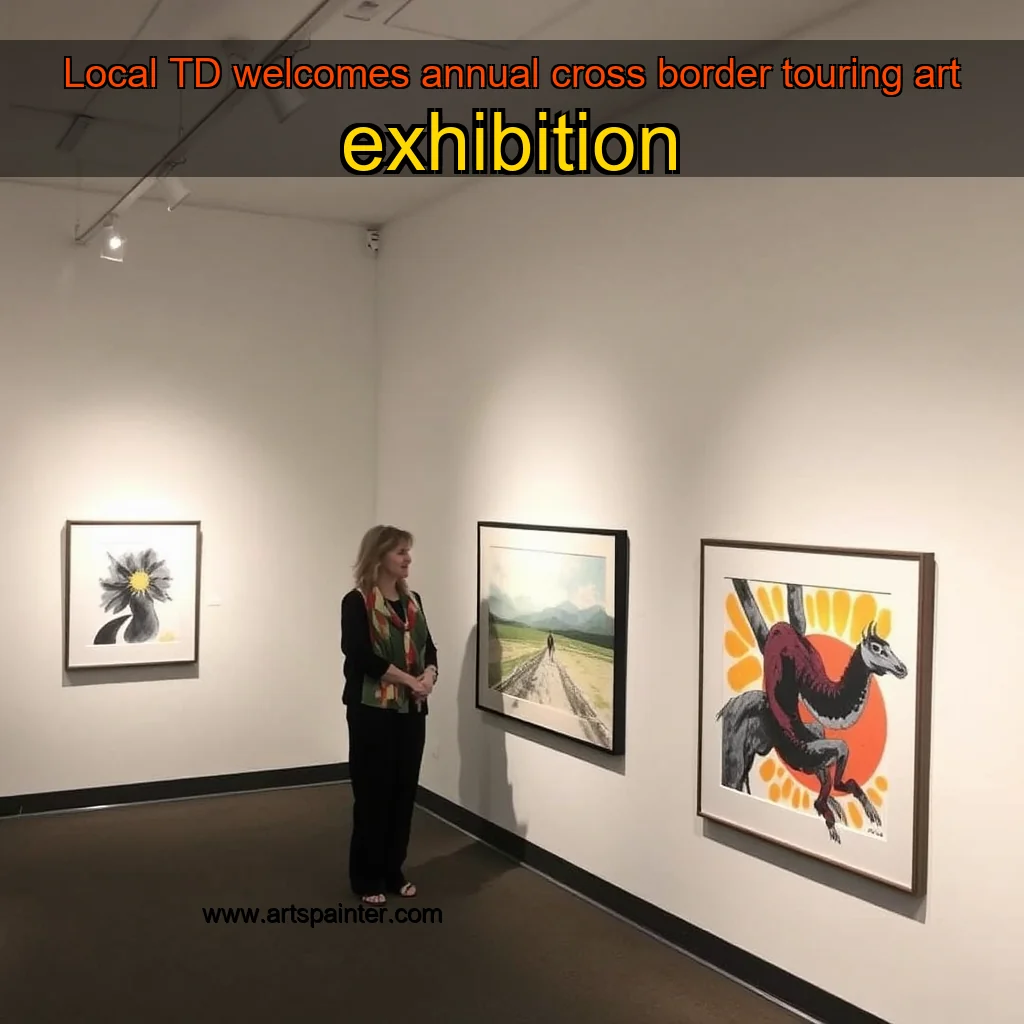 Read more about the article Local TD welcomes annual cross border touring art exhibition