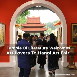 Temple Of Literature Welcomes Art Lovers To Hanoi Art Fair!